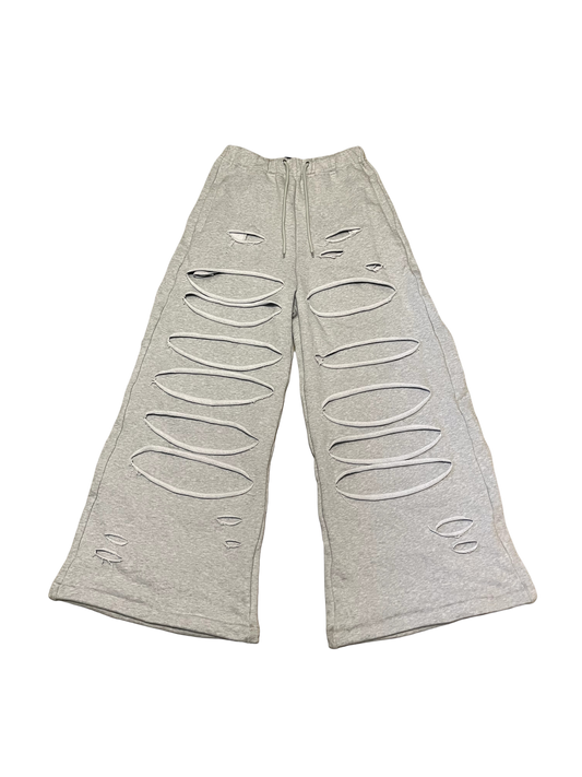 Double Layered Destroyed Sweatpants