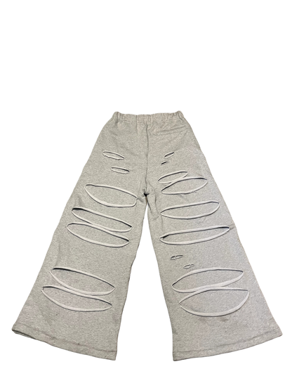 Double Layered Destroyed Sweatpants
