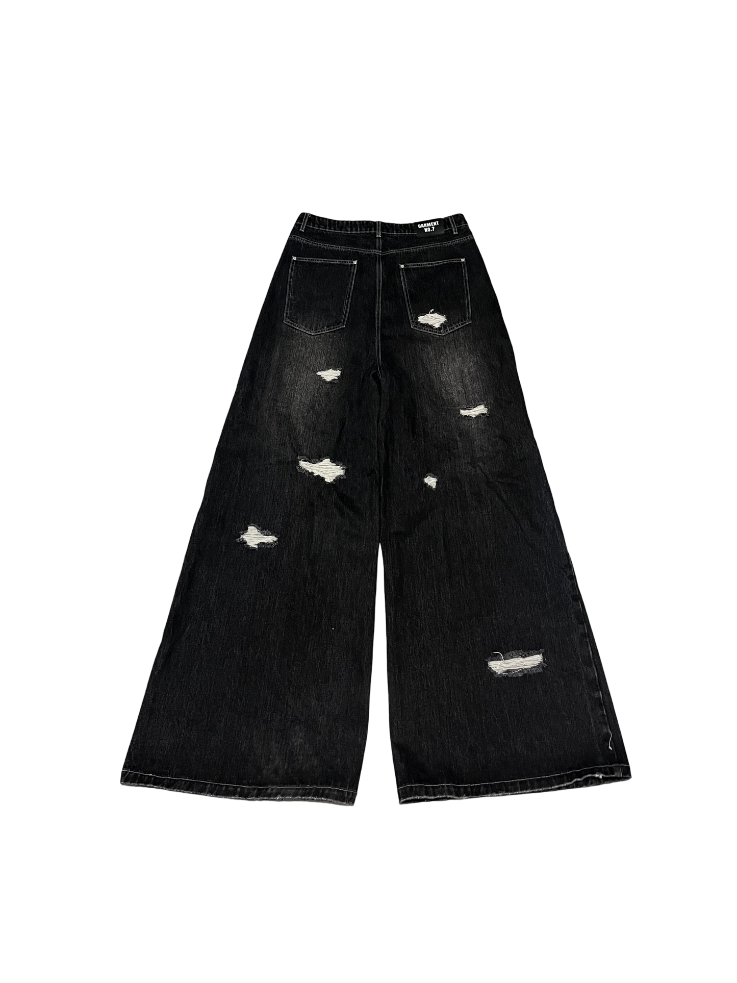 Knee Destroyed Denim