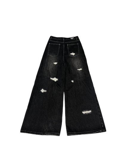 Knee Destroyed Denim